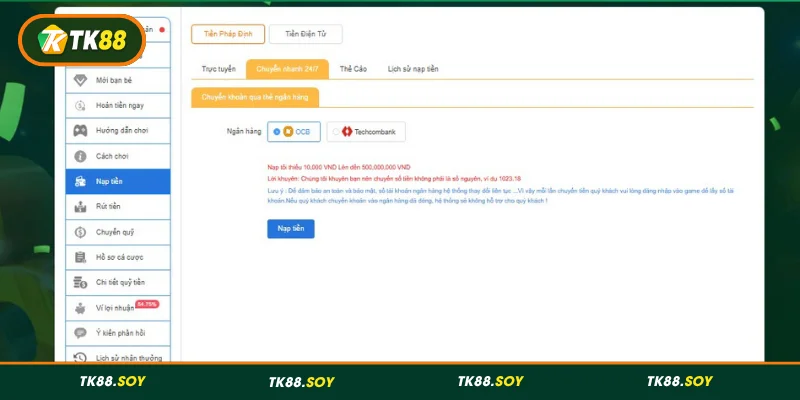 Giao dịch tại TK88 mang đến nhiều ưu điểm