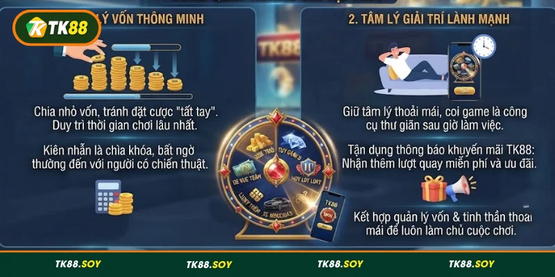 Mẹo cược Vòng Quay Hoàng Gia dễ trúng tại TK88