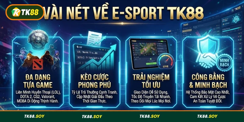 Nắm rõ về thể loại E-sports TK88