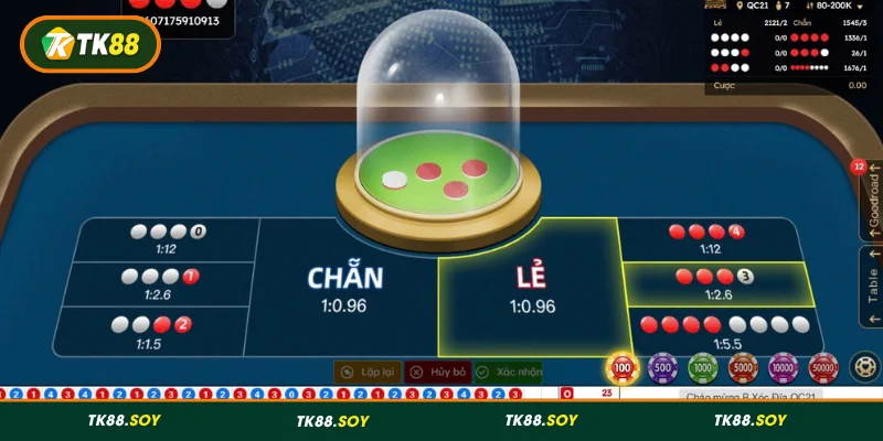Quy tắc chơi Xóc Đĩa TK88 dành cho hội viên