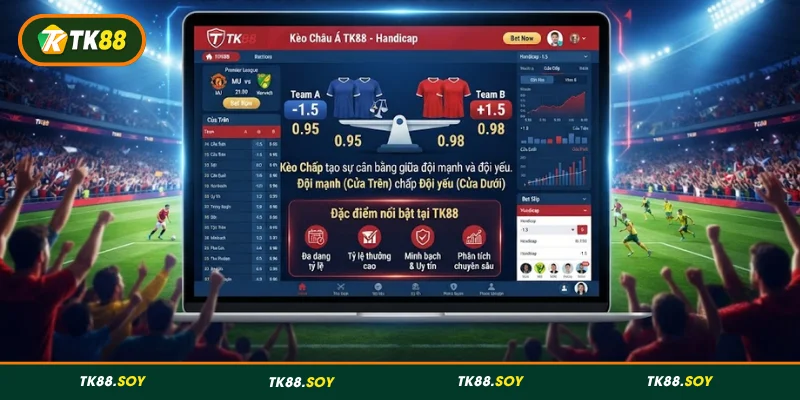 Vài nét về kèo châu Á TK88